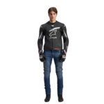 ALPINESTARS GP PLUS V4 RIDEKNIT LEATHER JACKET