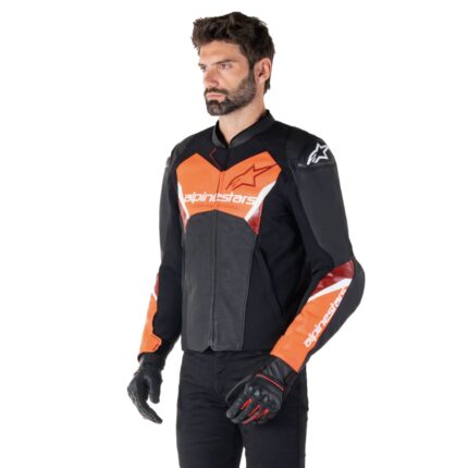 ALPINESTARS FASTER V3 AIRFLOW LEATHER JACKET