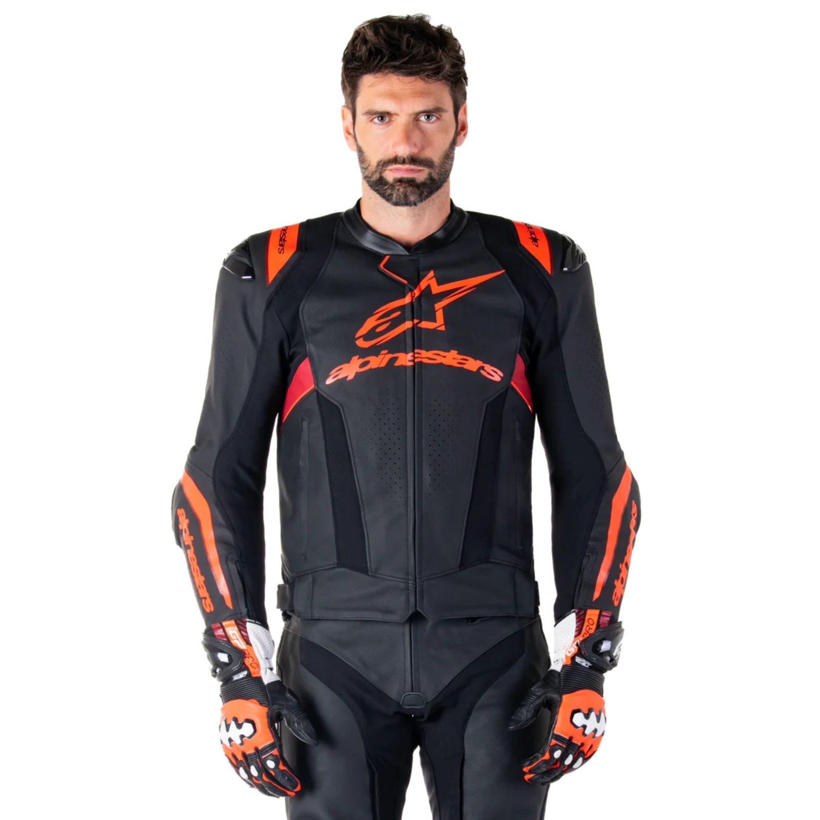 6 ALPINESTARS MISSILE V3 IGNITION LEATHER JACKET