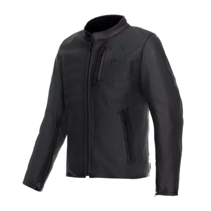 FULCRO QDF - MEN PERFORATED LEATHER MOTORCYCLE JACKET