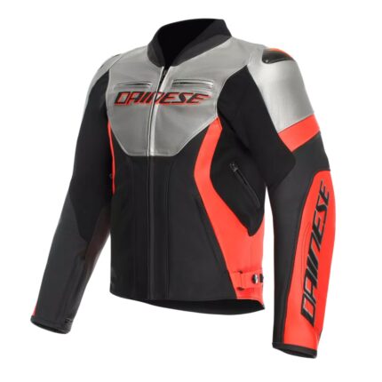 DAINESE RACING 5 MEN LEATHER MOTORCYCLE JACKET
