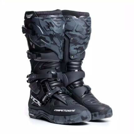 DAINESE COMP EVO 2 MENS MOTORCYCLE OFFROAD BOOTS BLACKCAMO