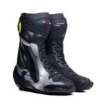 DAINESE RT RACE PRO AIR MENS MOTORCYCLE RACING BOOTS BLACKWHITEGREY