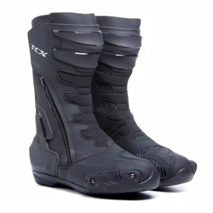 DAINESE S-TR1 WP MENS WATERPROOF MOTORCYCLE BOOTS BLACK