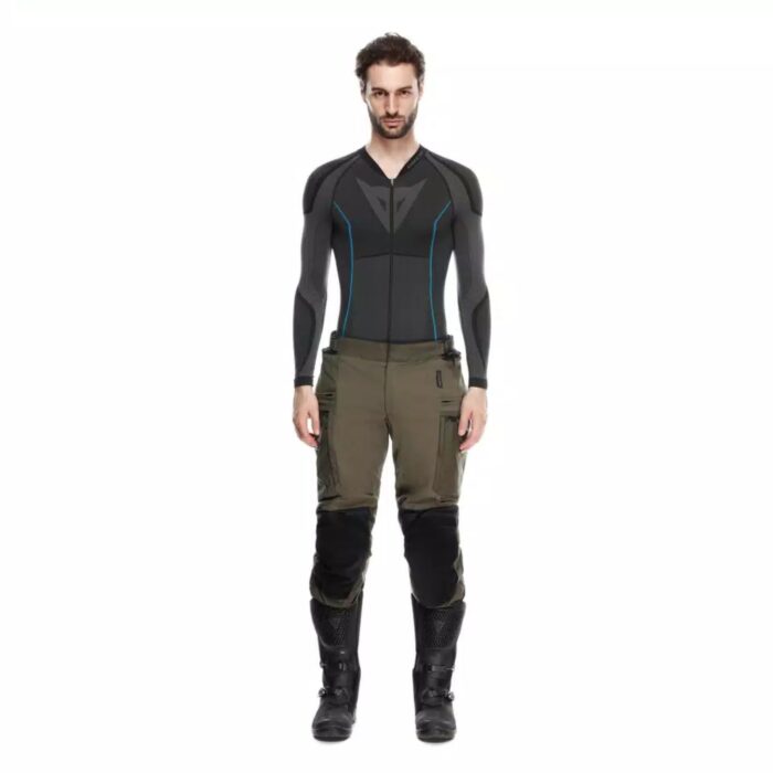 DAINESE Springbok 3L Absoluteshell Men's Waterproof Motorcycle Pants – 3-layer protection, breathable comfort, and durability for all-weather adventure rides.