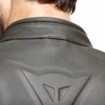 ISTRICE - MEN'S MOTORCYCLE PERFORATED LEATHER JACKET