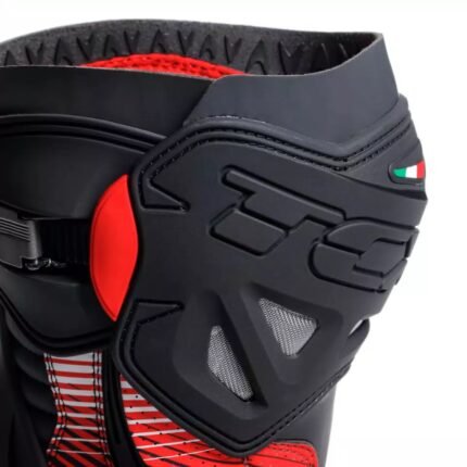 DAINESE RT RACE PRO AIR MENS MOTORCYCLE RACING BOOTS BLACKREDWHITE