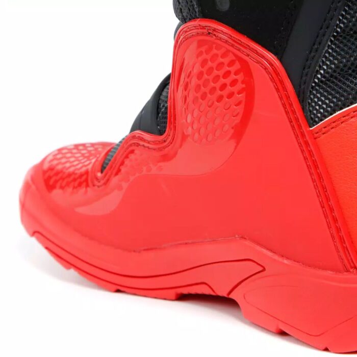DAINESE COMP KIDS MOTORCYCLE OFFROAD BOOTS BLACKRED