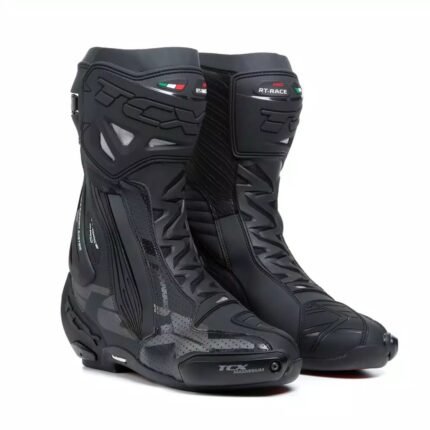 DAINESE RT 0RACE PRO AIR MENS MOTORCYCLE RACING BOOTS BLACKREFLEX
