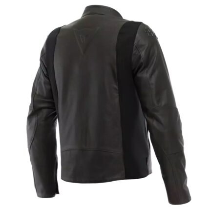 ISTRICE - MEN'S MOTORCYCLE PERFORATED LEATHER JACKET