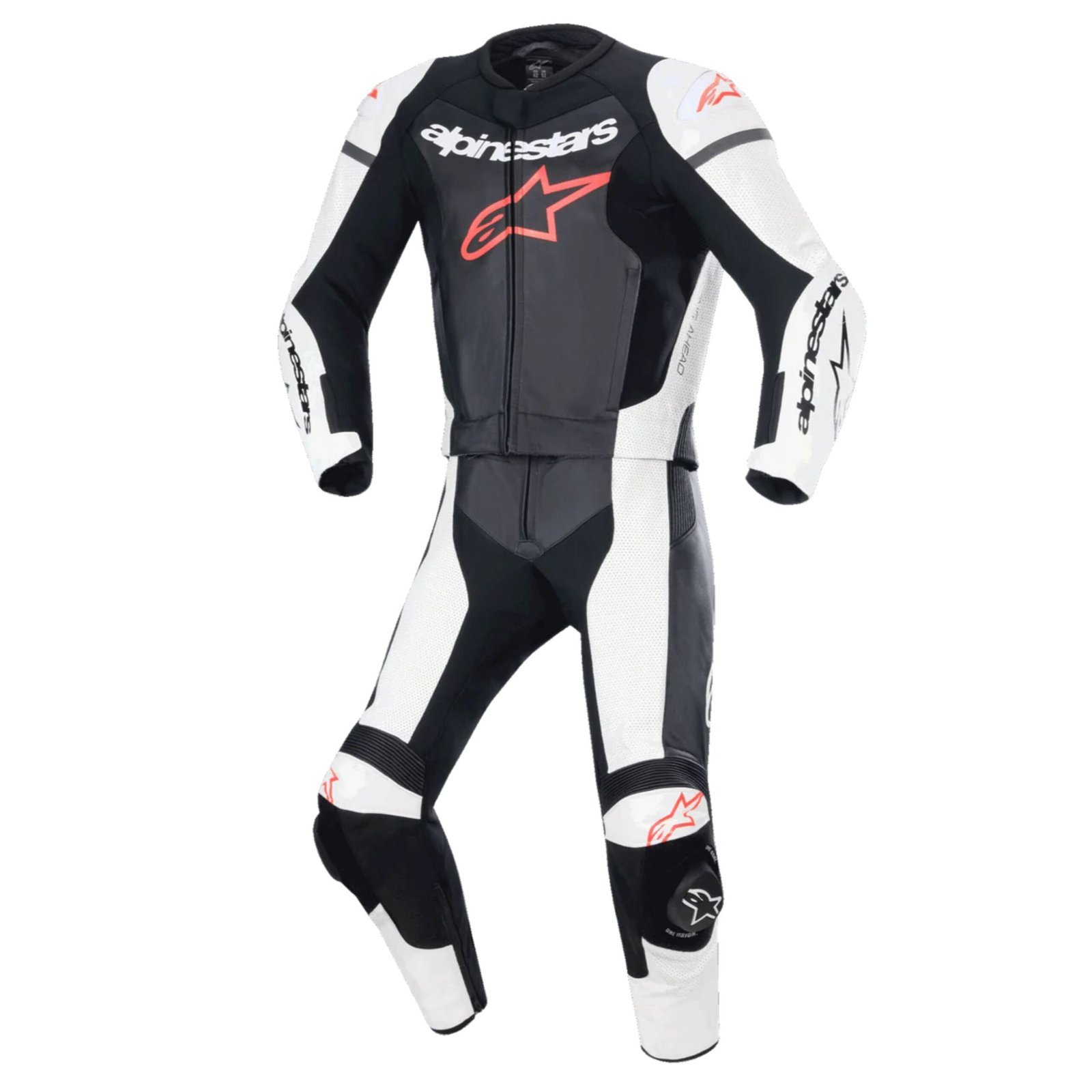 2 ALPINESTARS GP FORCE LURV 2 PIECE LEATHER SUIT