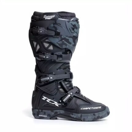 DAINESE COMP EVO 2 MENS MOTORCYCLE OFFROAD BOOTS BLACKCAMO