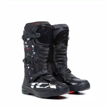 DAINESE COMP KIDS MOTORCYCLE OFFROAD BOOTS BLACKBLACKWHITE