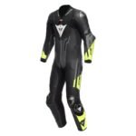 DAINESE MISANO 3 D AIR MEN 1 PIECE MOTORCYCLE PERFORATED LEATHER SUIT WITH AIRBAG