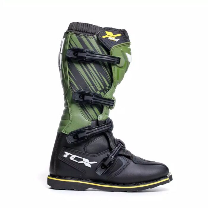 DAINESE X BLAST MENS MOTORCYCLE BOOTS BLACKGREENYELLOW