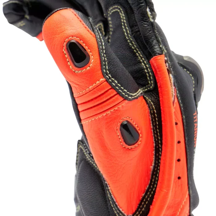 FULL METAL 7 - MEN'S MOTORCYCLE RACING LEATHER GLOVES 5