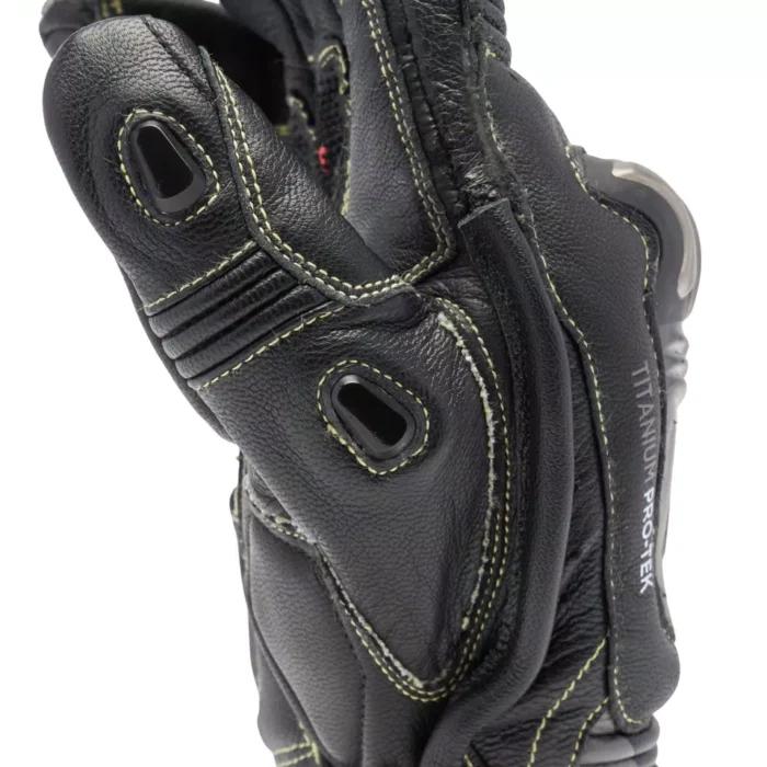 FULL METAL 7 - MEN'S MOTORCYCLE RACING LEATHER GLOVES 2
