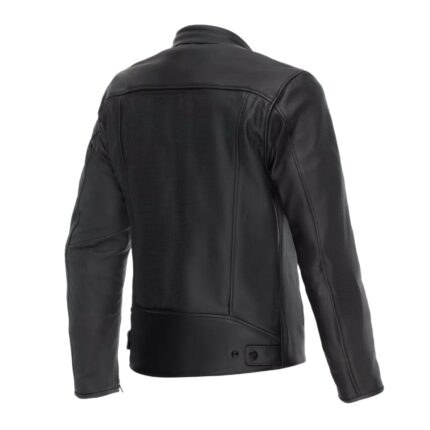 FULCRO QDF - MEN PERFORATED LEATHER MOTORCYCLE JACKET