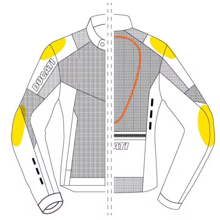 DUCATI FLOW C5 FABRIC JACKET
