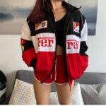 Ferrari Formula 1 Racing Polyester Biker Streetwear Jacket
