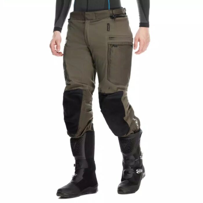 DAINESE Springbok 3L Absoluteshell Men's Waterproof Motorcycle Pants – 3-layer protection, breathable comfort, and durability for all-weather adventure rides.