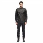 ISTRICE - MEN'S MOTORCYCLE PERFORATED LEATHER JACKET
