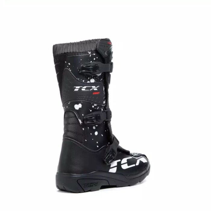 DAINESE COMP KIDS MOTORCYCLE OFFROAD BOOTS BLACKBLACKWHITE