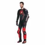 DAINESE AUDAX D ZIP MEN 1 PIECE MOTORCYCLE PERFORATED LEATHER SUIT