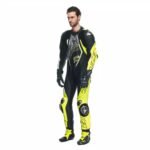 DAINESE AUDAX D ZIP MEN 1 PIECE MOTORCYCLE PERFORATED LEATHER SUIT
