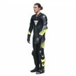 DAINESE MISANO 3 D AIR MEN 1 PIECE MOTORCYCLE PERFORATED LEATHER SUIT WITH AIRBAG