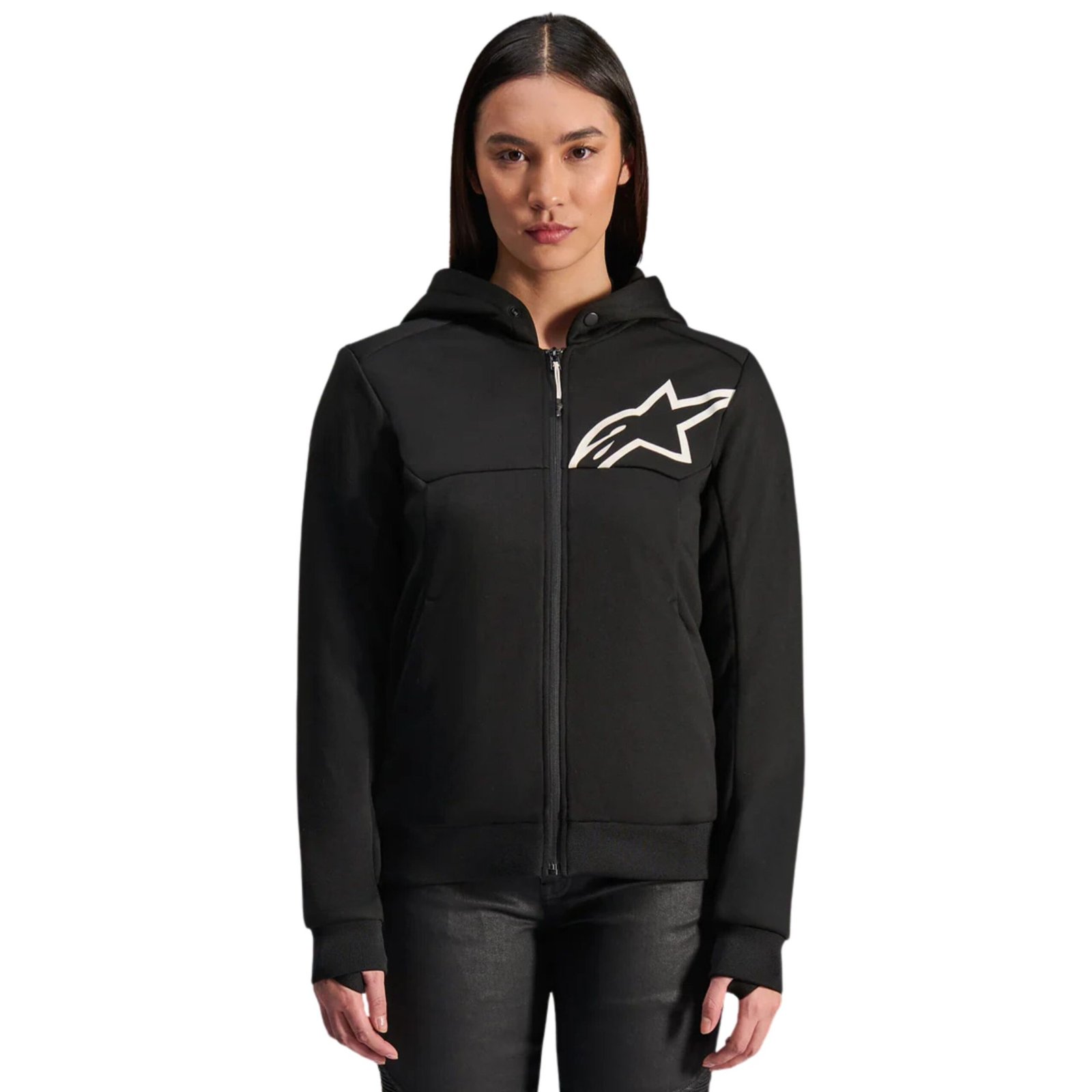 4 ALPINESTARS WOMAN STELLA CHROME V2 SPORT HOODIE
