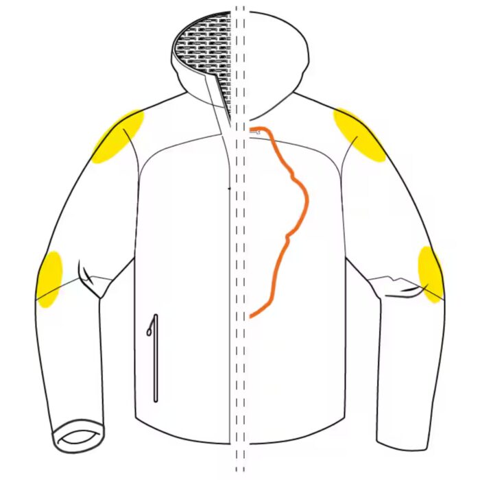 DUCATI SCR62 MILESTONE FABRIC JACKET