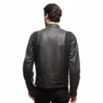 ISTRICE - MEN'S MOTORCYCLE PERFORATED LEATHER JACKET