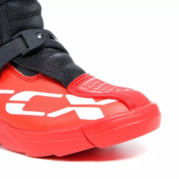 DAINESE COMP KIDS MOTORCYCLE OFFROAD BOOTS BLACKRED