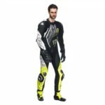 DAINESE AUDAX D ZIP MEN 1 PIECE MOTORCYCLE PERFORATED LEATHER SUIT
