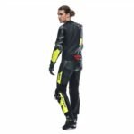 DAINESE MISANO 3 D AIR MEN 1 PIECE MOTORCYCLE PERFORATED LEATHER SUIT WITH AIRBAG