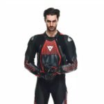 DAINESE AUDAX D ZIP MEN 1 PIECE MOTORCYCLE PERFORATED LEATHER SUIT