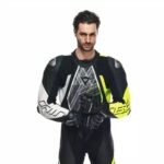 DAINESE AUDAX D ZIP MEN 1 PIECE MOTORCYCLE PERFORATED LEATHER SUIT