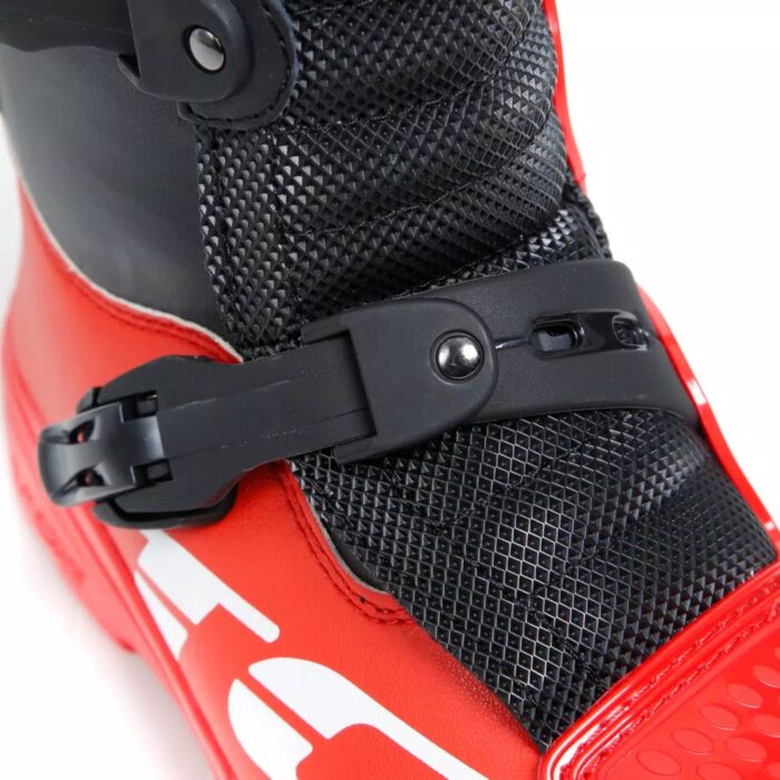 DAINESE COMP KIDS MOTORCYCLE OFFROAD BOOTS BLACKRED