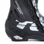 DAINESE RT RACE MENS MOTORCYCLE BOOTS BLACKWHITEGREY