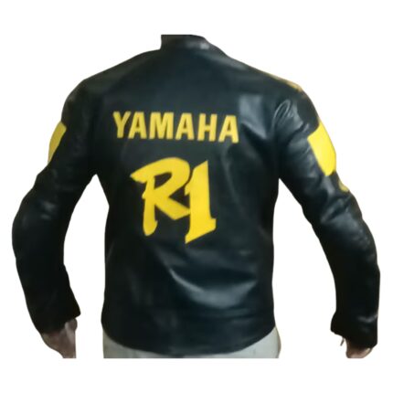 Yamaha Racing R1 Motorbike Biker Leather Jacket 2