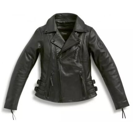 BMW LEATHER JACKET FLAT TWIN WOMEN BLACK