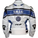 Yamaha Racing R6 Motorcycle Leather Biker Jacket 2