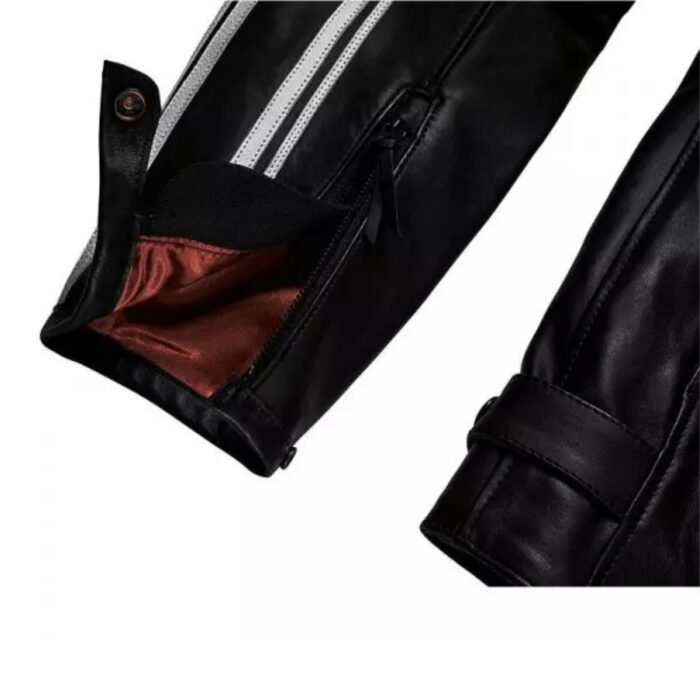 BMW MOTORCYCLE JACKET LEATHER TWINSTRIPES WOMEN