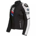The **BMW Motorcycle Jacket Pace Pro Women 2025** is engineered for female riders who demand high performance, modern styling, and superior comfort on every ride. Designed with precision by BMW Motorrad, this jacket seamlessly combines safety with cutting-edge features tailored to fit the female form. Crafted from abrasion-resistant polyamide and elastane materials, the Pace Pro Women's Jacket offers both durability and stretch for enhanced mobility. Its lightweight yet protective shell ensures optimal riding comfort while meeting the highest safety standards. The jacket is equipped with removable NP Flex protectors at the shoulders and elbows, with a pocket for an optional NP Pro back protector, offering reliable impact protection without compromising flexibility. Ventilation zippers along the chest and back ensure optimal airflow, making it ideal for warm-weather riding. The moisture-wicking mesh lining keeps the interior breathable and dry, while a water-repellent finish on the outer shell provides protection against light rain or road spray. Adjustable sleeve and waist straps ensure a personalized fit, and zippered cuffs allow easy integration with gloves. Reflective elements are strategically placed for increased visibility in low-light conditions, enhancing safety during night or early morning rides. The jacket features a sleek, feminine silhouette with subtle BMW branding, giving it a refined and sporty look. Multiple exterior and interior pockets provide secure storage for essentials like your phone, keys, or wallet. Designed to pair effortlessly with the matching Pace Pro Women Pants, this jacket completes a premium two-piece riding suit. Whether you're commuting, touring, or cruising on weekends, the BMW Pace Pro Women 2025 Jacket delivers performance, protection, and style in equal measure. It’s not just gear—it’s a statement of precision engineering and modern riding excellence tailored for the passionate female motorcyclist.