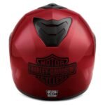 Capstone Sun Shield II H31 Modular Helmet - Billiard Red
