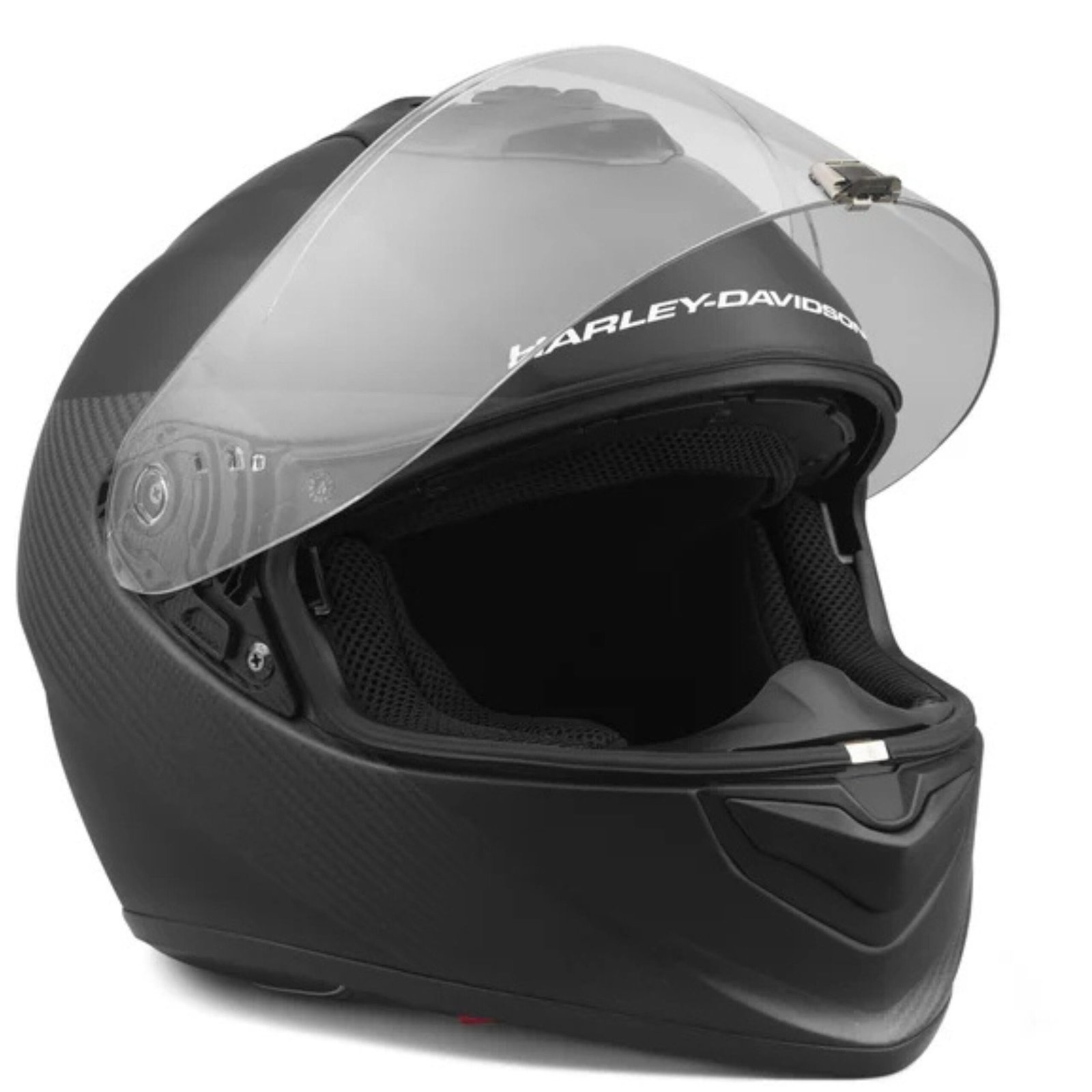 2 H-D Brawler Carbon Fiber X09 Full Face Sun Shield Helmet
