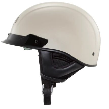 Busby Ultra-Light Sun Shield J03 12 Helmet - White Sand Pearl Gloss