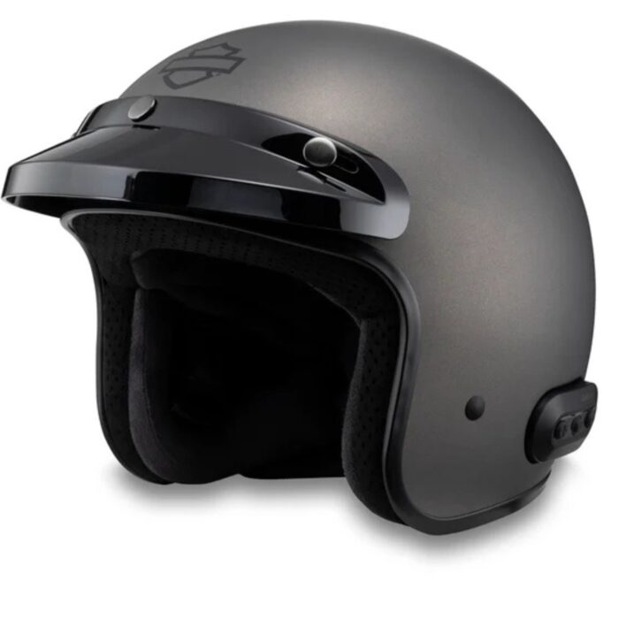 Fury N04 Bluetooth 34 Helmet - Matte Silver