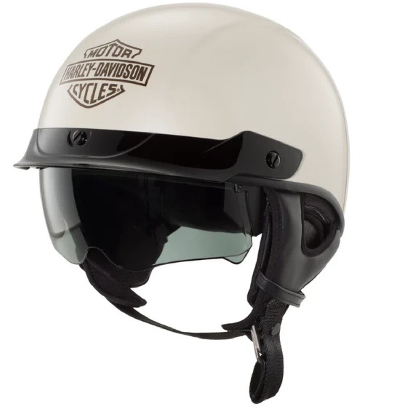4 Busby Ultra-Light Sun Shield J03 12 Helmet - White Sand Pearl Gloss